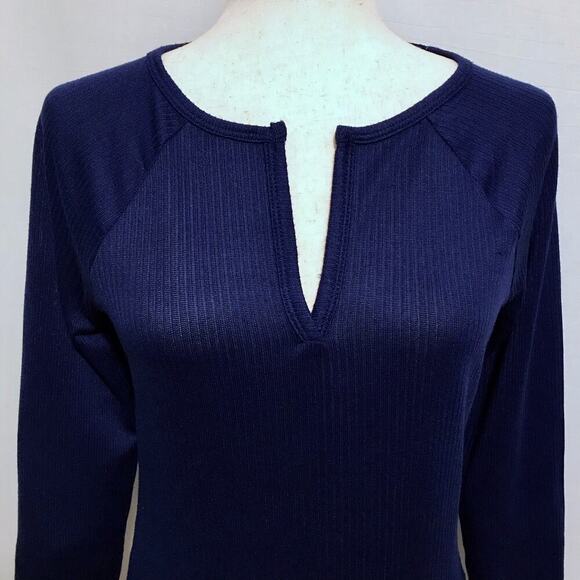 Jenni NWT Navy Long Sleeves Sleepwear Top Women XS - Picture 2 of 9
